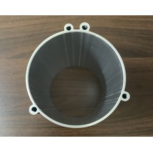6063-T5 Aluminum Pipe CNC Machining Components With Hole