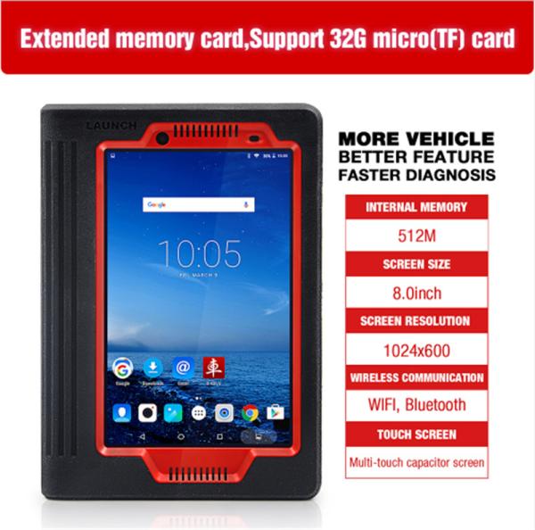 Buy X431 V 8 inch LAUNCH X431 V 8 inch version Bluetooth/Wifi Full System Auto OBD2 Diagnostic Tool Multi-Language Online Up at wholesale prices
