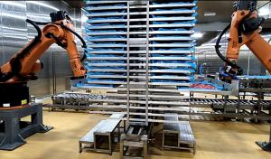 China Industrial Robot Palletizing Workstation Provides A One-Stop Solution on sale
