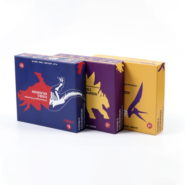 Buy Elegant Rectangular Gold Silver Plain Storage Box Protects Game Components Customized Capacity at wholesale prices