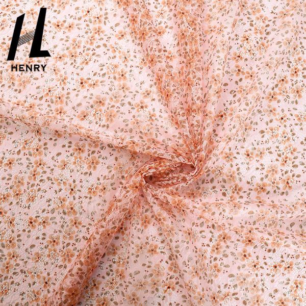 Wholesales Popular Fashion Net Embroidery Fabric Design Tulle Mesh For Dresses Polyester Tulle Cloth