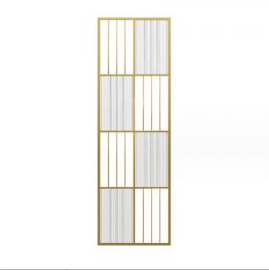 Quality High End Glass Metal Stainless Steel Screen Room Partition Villa Club Decoration Background Wall for sale
