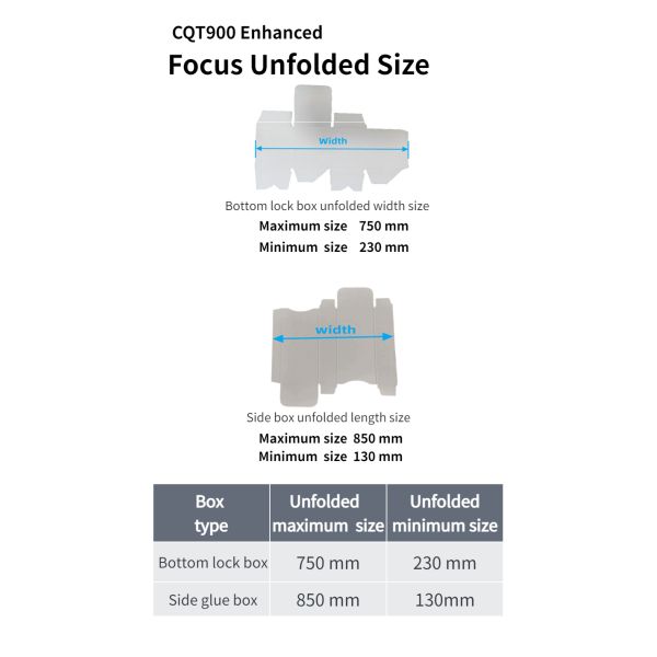 CQT-900 Automatic Adhesive Head Spray Gun Folder Gluer Machine for Box Folding and Gluing