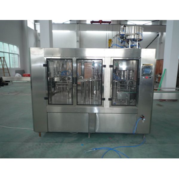 PLC Control Filling Capping Machine , Automatic Bottle Filling And Capping