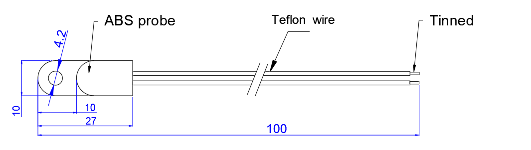 Surface Mount NTC Thermistor Temperature Sensor High Voltage Resistant