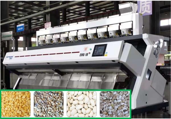 Buy 640 Channels Split Peas Sorting Machine Remote Control 10 Chutes 3-6 t/h at wholesale prices