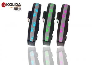 Quality LED Flashing Light Dog Collar and Leash Safety Pet Dog Puppy Collar Lead in Night for sale