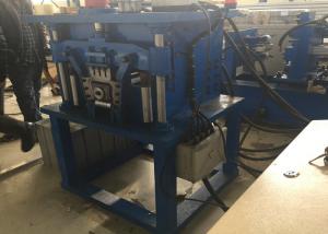 Quality Hydraulic Downpipe Roll Forming Machine Bending Elbowing PLC Control Box for sale