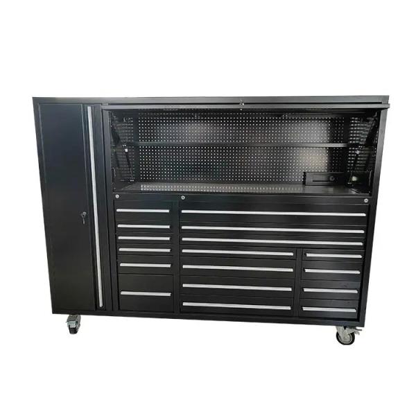 Buy Tool Storage Cabinet Mechanic Workbench with Large Tool Box and Customized Support at wholesale prices