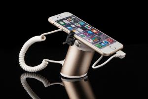 Quality COMER Mobile phone security stand with charging and alarm functions, GSM &amp; Cell phone security display stands for sale