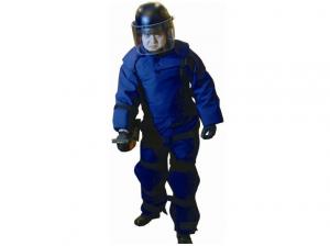 China Navy Blue Bomb Disposal Equipment Search Suit And Helmet Light Weight on sale