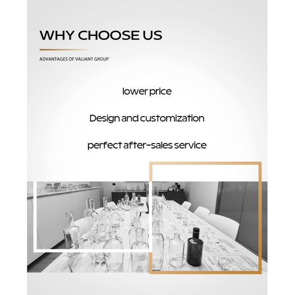 750ml Brandy or Whisky Glass Bottle Packaging with Unique Design and Acid Etch Surface