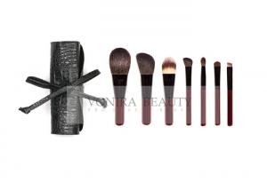 Quality Superior Limited Edition Mini Travel Beauty Professional Brush Set With Faux Brush Roller for sale