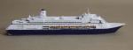 Alloy Casting Coast Guard Ship Models , ABS MS Volendam Cruise Ship For Gift