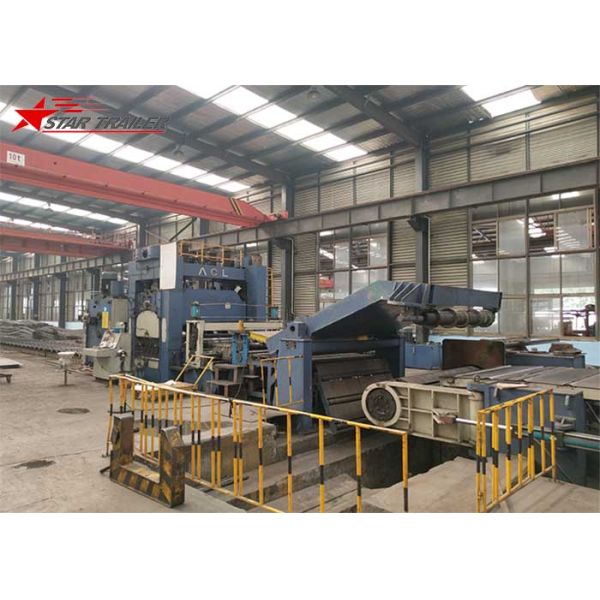 Yellow Color Terminal Trailer Double Axles Container Transport For Truck