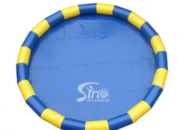 Buy Portable Round Inflatable Swimming Pool Made Of 1150g/m2 PVC Tarpaulin at wholesale prices