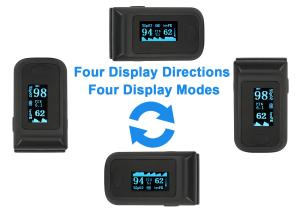 Handheld Portable ABS Display Fingertip Blood Oxygen Pulse Oximeter With Display ​
