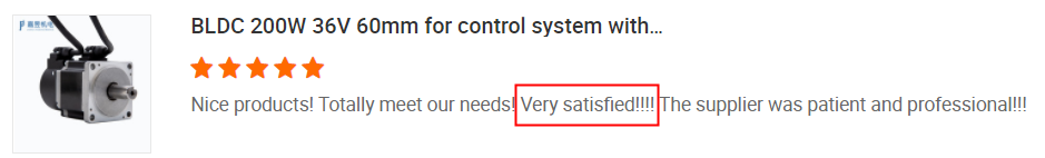 36V 5.5A 0.64Nm DC Servo Motor For Speed Gate Turnstile