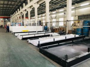 Quality 4.2m Width Material Loading Platform With Hot Galvanized Beam Bolts Chains For Construction Sites for sale