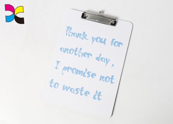 Buy Cardboard Back Colorful Printed File Folders With Clip Glossy / Matt Lamination at wholesale prices