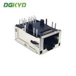 Gigabit Ethernet Filter RJ45 Network Port Connector Shielded Light Socket Gold