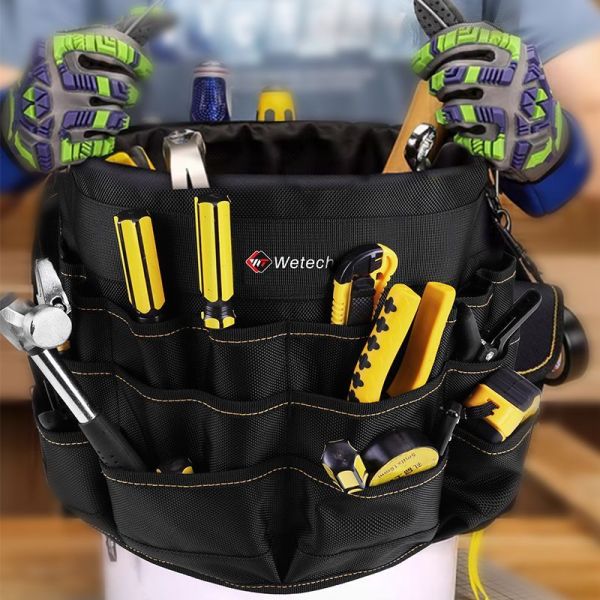 Professional Tool Bag Bucket Medium Capacity Bucket Tool Organizer Portable