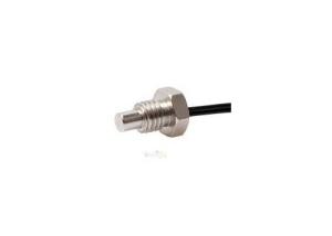 China Water Temp Measurement 1/2 NPT Thread 50mm Screw Type Micro Temperature Sensor 10K With 1m Shielded Cable UL2464 22AWG on sale