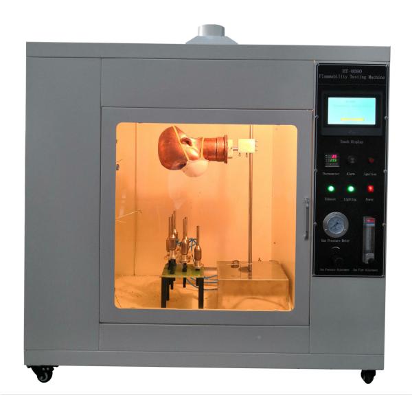 Buy ASTMF2100-19 Fire Testing Machine Mask Fame Retardant Tester 16CFR Part1610 at wholesale prices
