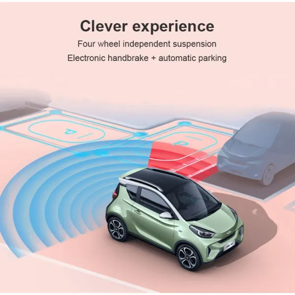 Used 2023 High Quality Low Price Mini Car Chery Little Ant 3 Door 4 Seats Mini Car 408km Range From China for Sale