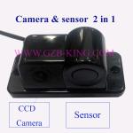 camera built-in sensor( 2 in 1) rear view parking sensor system with buzzer