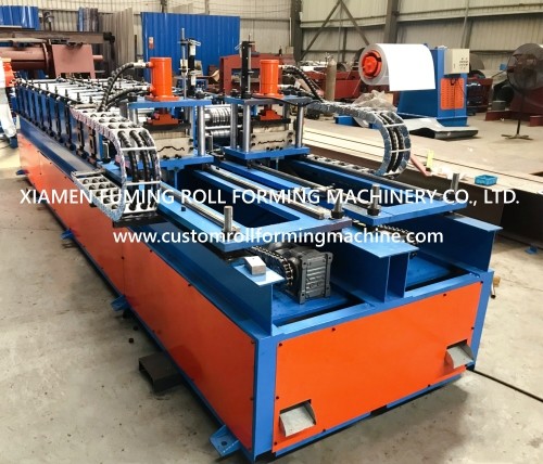4KW Fence Roll Forming Machine PLC Control Hydraulic Cutting