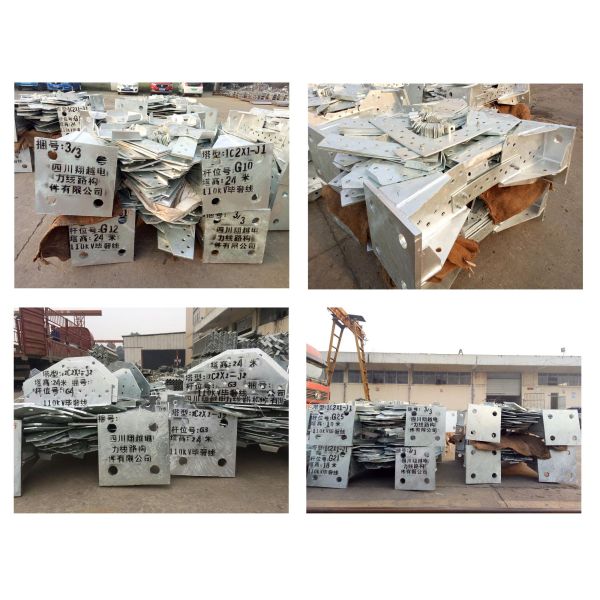 Transmission Electric Power Angle Steel Tower