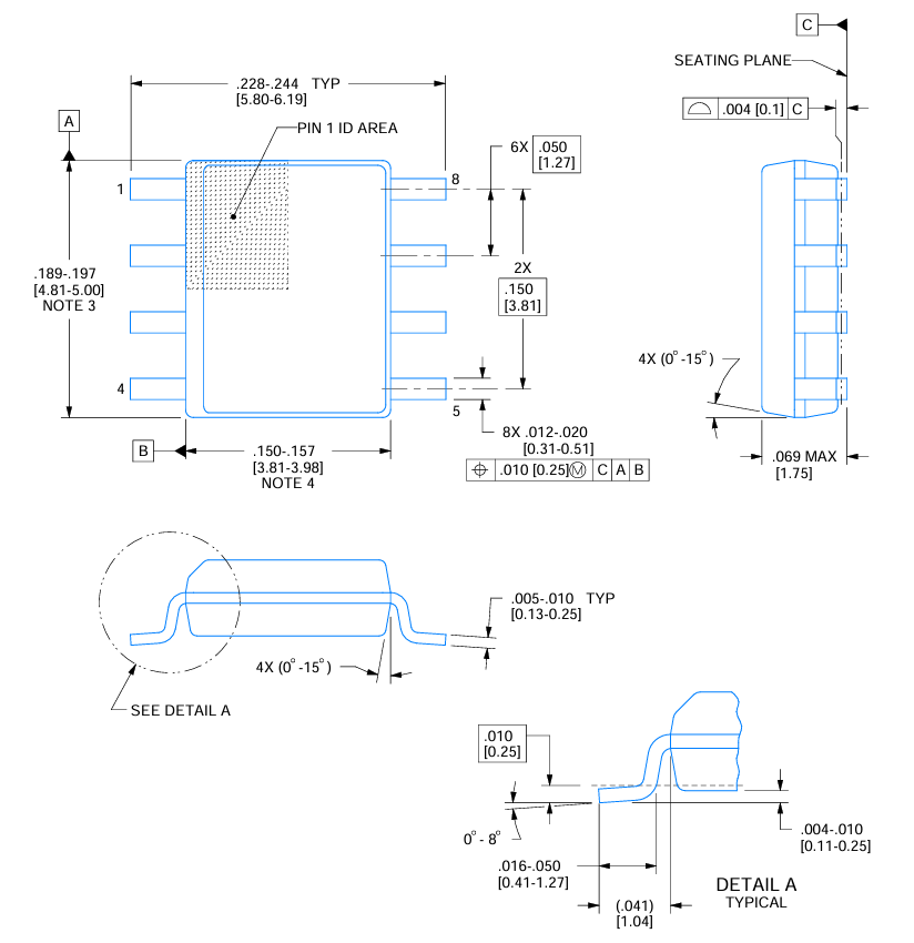 UC2843D8TR Current-Mode PWM Controller with 500kHz Operation 8.4V/7.9V UVLO 50mA Totem-Pole Output Internal Trimmed Bandgap Low Start-Up and Operating