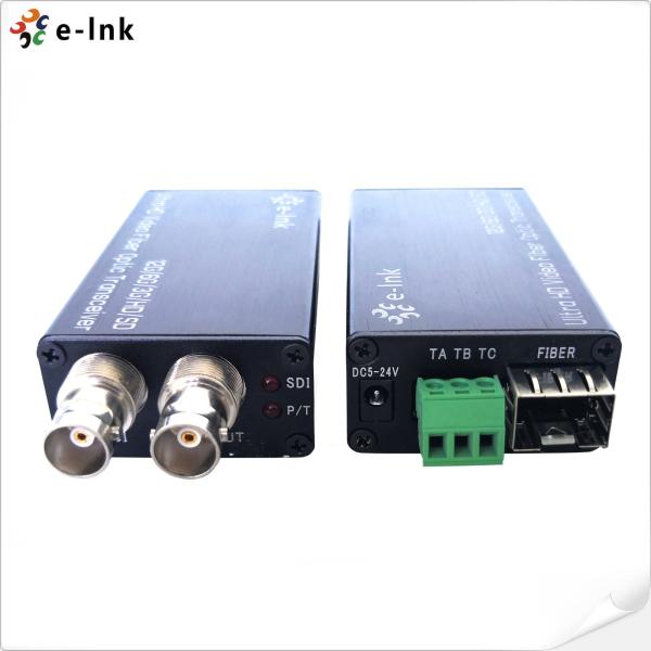 Buy Backward RS485 Data SDI To Optical Fiber Converter With Tally Signal / Backward RS485 at wholesale prices