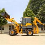 Multi Function Towable Tractor Loader Backhoe With 4 In 1 Bucket