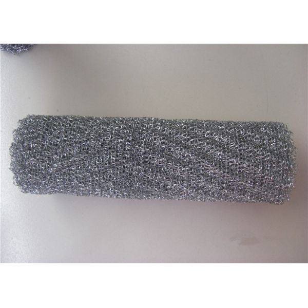 Knitted Wire Mesh Pad Demister SS304 316 99.8% Filter For Mass Transfer