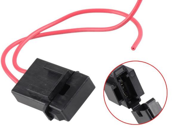 Buy Plastic Square Shell Cap Inline Mini Blade Fuse Holder at wholesale prices