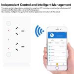 Glomarket Smart Wifi Wall Socket Plug Customized Built In Independent Switching