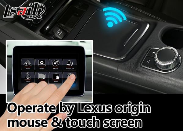 Android GPS navigation box interface for mercedes benz CLA NTG5.0 with rear view WiFi mirror link carplay