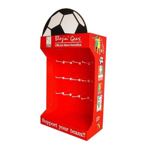 Buy Cosmetic Products Sidekick Display Rack With Hooks Pantone Printing Surface at wholesale prices