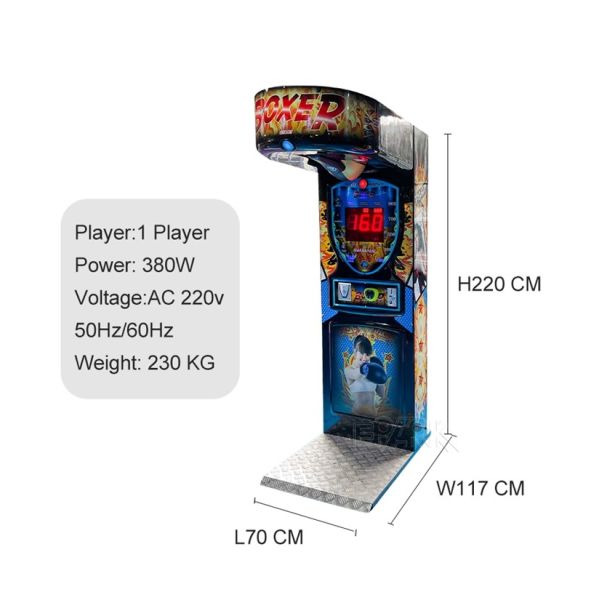 New Update Automatic Boxing Machine Arcade Boxing Punching Game For Sale