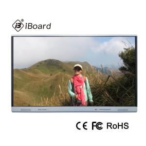 Quality 3840*2160 LCD Teaching Board 5ms Interactive Touch Board Windows Linux Infrared For Business Or School Education for sale