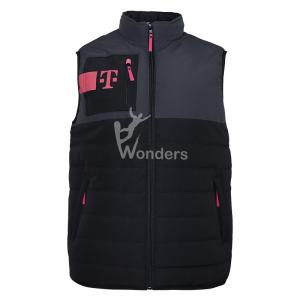 China Soft Men's Quilted Puffer Vest No Sleeve Bodywarmer Dyed on sale