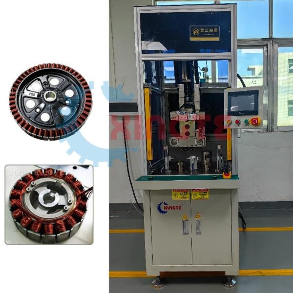Buy XT-02D Automated Double Nozzle Stator Winding Machine For Precision Coil Winding at wholesale prices