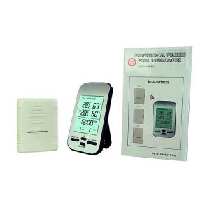 China Indoor Thermometer Hygrometer With Wireless Outdoor Temperature Sensor And LCD Display on sale