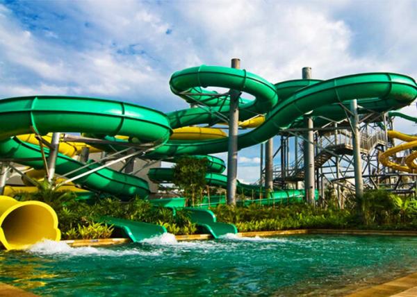 Buy Customized Size Adults Whizzard Swimming Pool Water Slides at wholesale prices