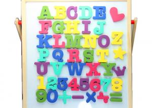 Quality Educational Toys 4*4mm Magnetic Plastic Alphabet Letters for sale