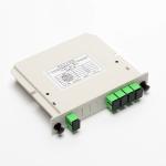 Cassette Type LGX Box PLC Splitter Insertion 1x2 1x4 1x8 With SC APC Connector