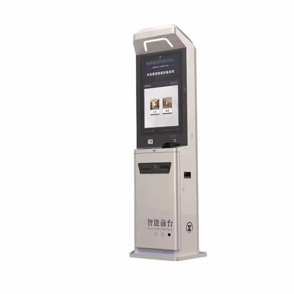 Buy Smart Self Service Kiosk With Touchscreen Cash Acceptor And Barcode Scanner at wholesale prices