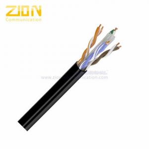 Quality U/UTP CAT6 BC PE 23AWG Copper Conductor HDPE Category 6 Ethernet Cable PE Jacket CPR NO7112201 for sale